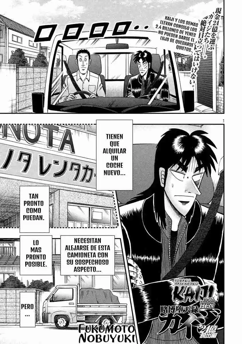 Tobaku Datenroku Kaiji: 24-oku Dasshutsu-hen: Chapter 17 - Page 1