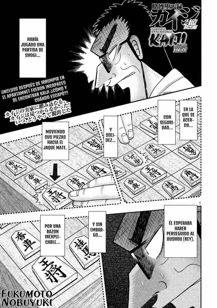 Tobaku Datenroku Kaiji: 24-oku Dasshutsu-hen: Chapter 62 - Page 1