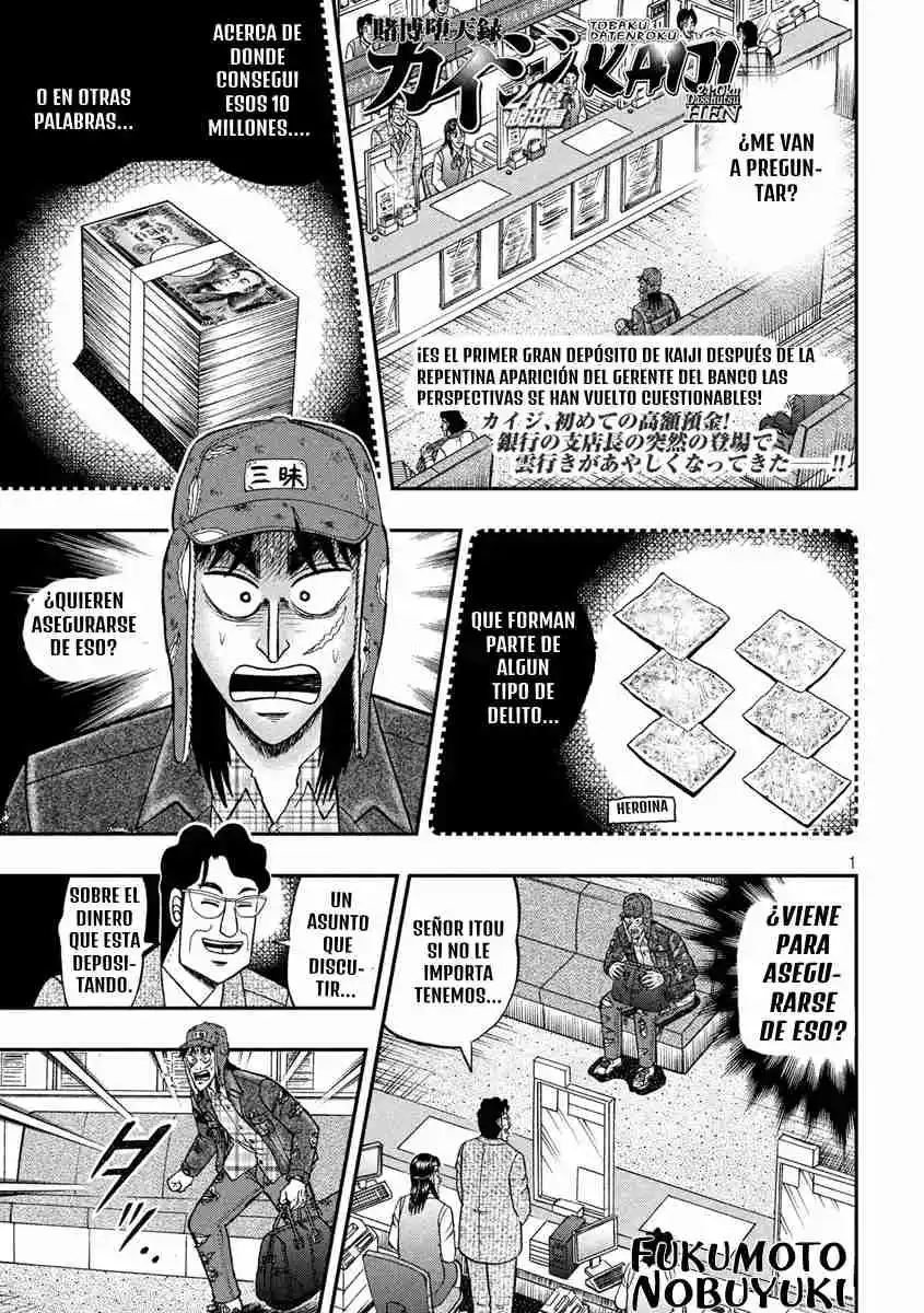 Tobaku Datenroku Kaiji: 24-oku Dasshutsu-hen: Chapter 68 - Page 1