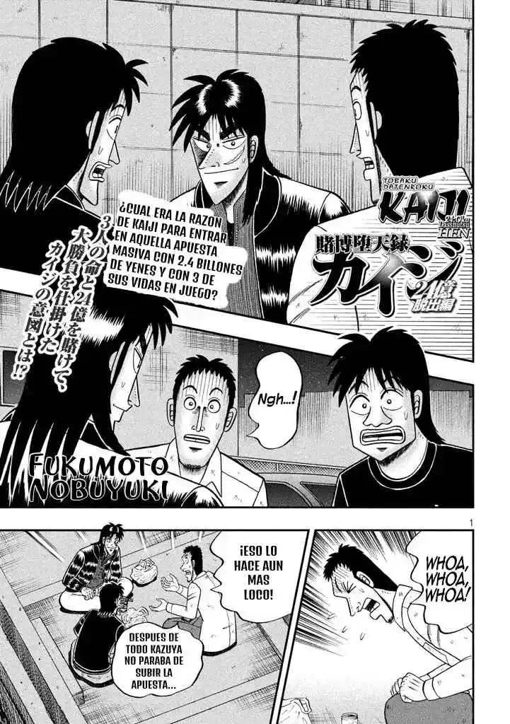 Tobaku Datenroku Kaiji: 24-oku Dasshutsu-hen: Chapter 7 - Page 1