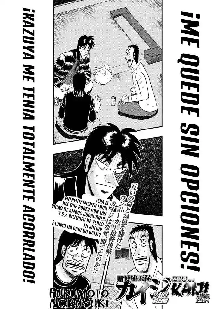 Tobaku Datenroku Kaiji: 24-oku Dasshutsu-hen: Chapter 8 - Page 1