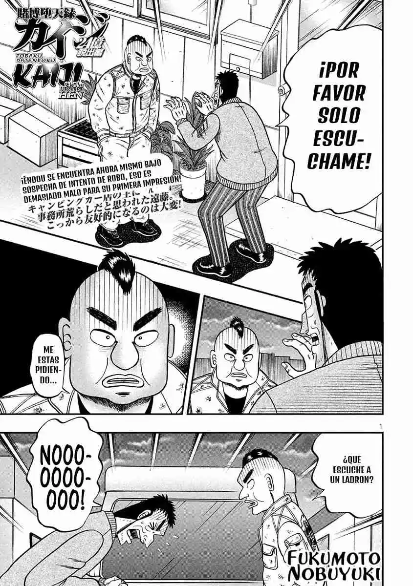 Tobaku Datenroku Kaiji: 24-oku Dasshutsu-hen: Chapter 86 - Page 1