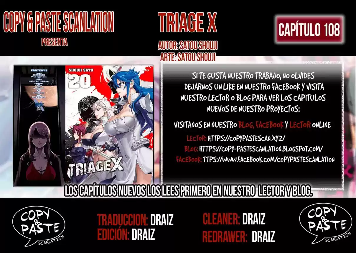 Triage X: Chapter 108 - Page 1