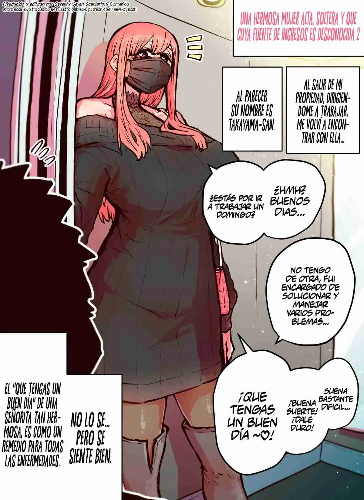 Una Hermosa Mujer Alta, Soltera Y Que Cuya Fuente De Ingresos Es Desconocida.: Chapter 2 - Page 1