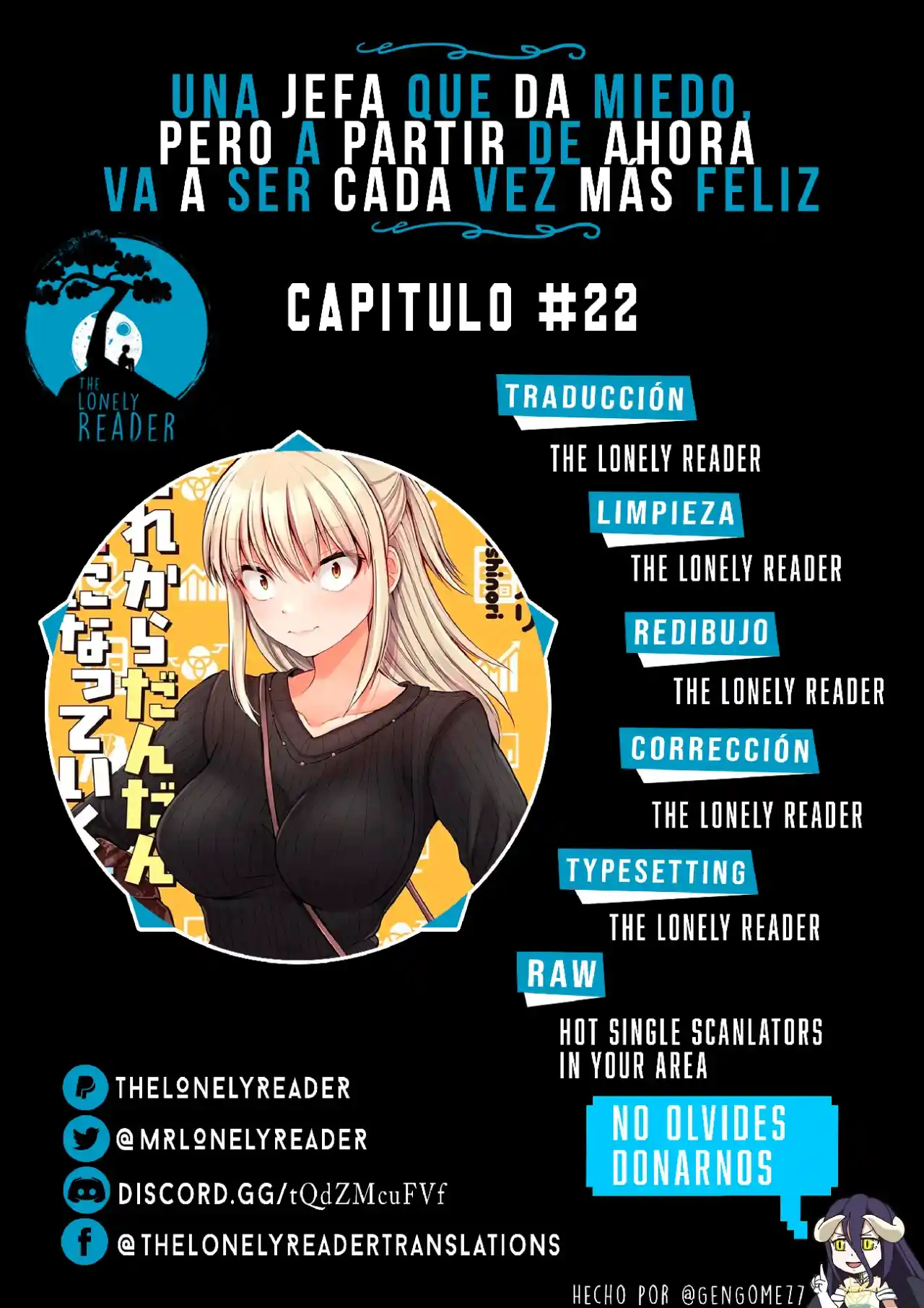 Una Jefa Que Da Miedo, Pero A Partir De Ahora Va A Ser Cada Vez Más Feliz.: Chapter 22 - Page 1