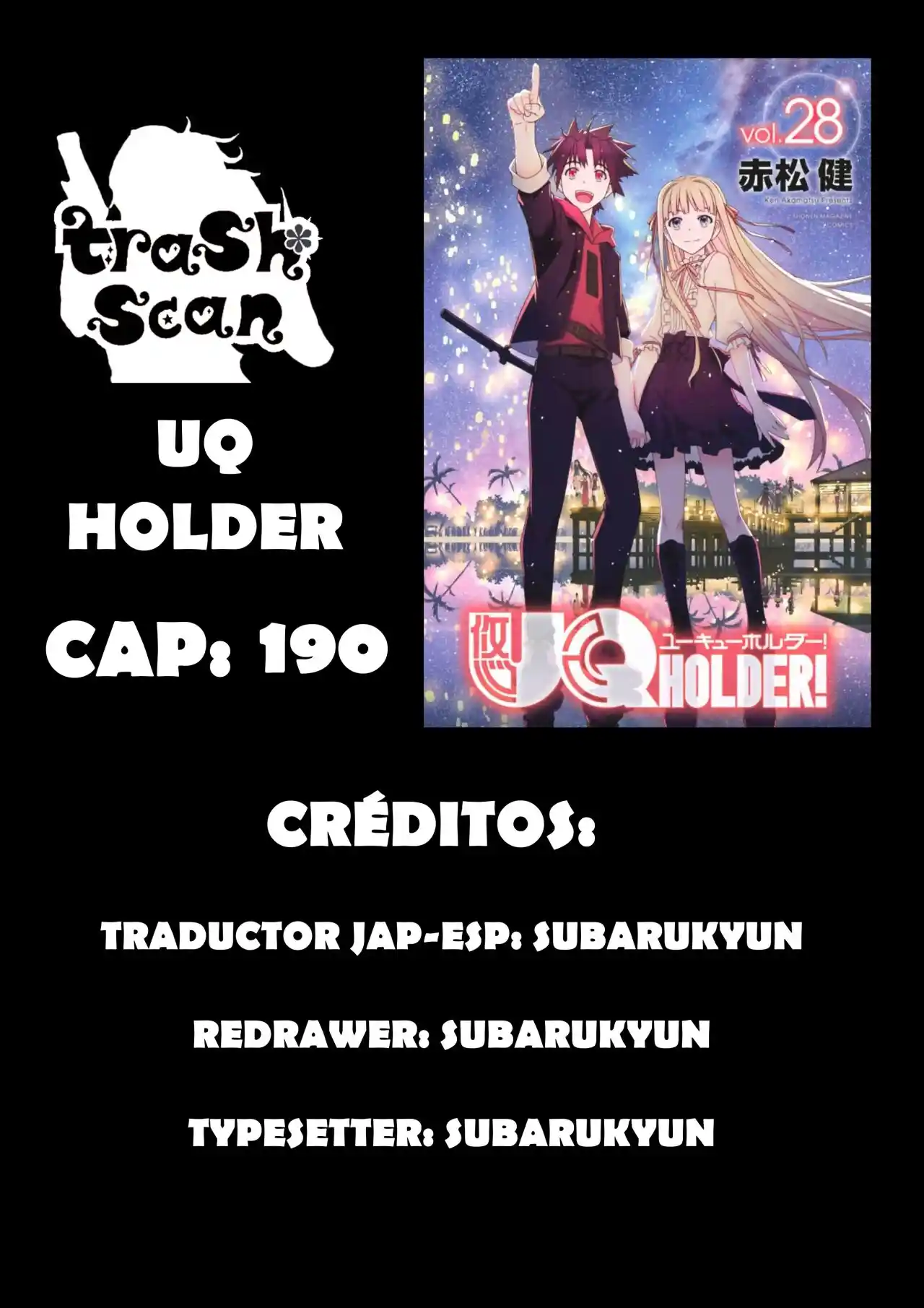 Uq Holder: Chapter 190 - Page 1