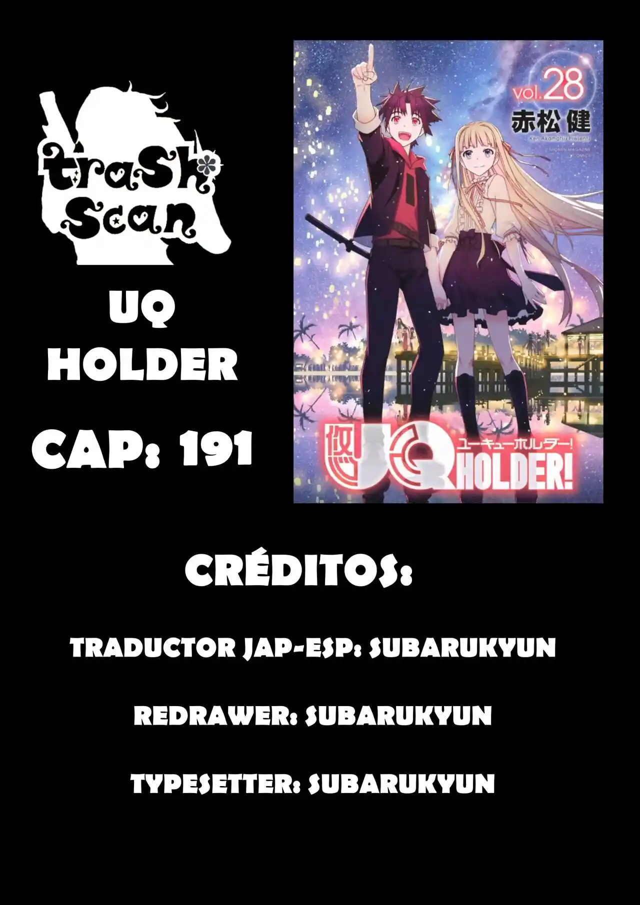 Uq Holder: Chapter 191 - Page 1