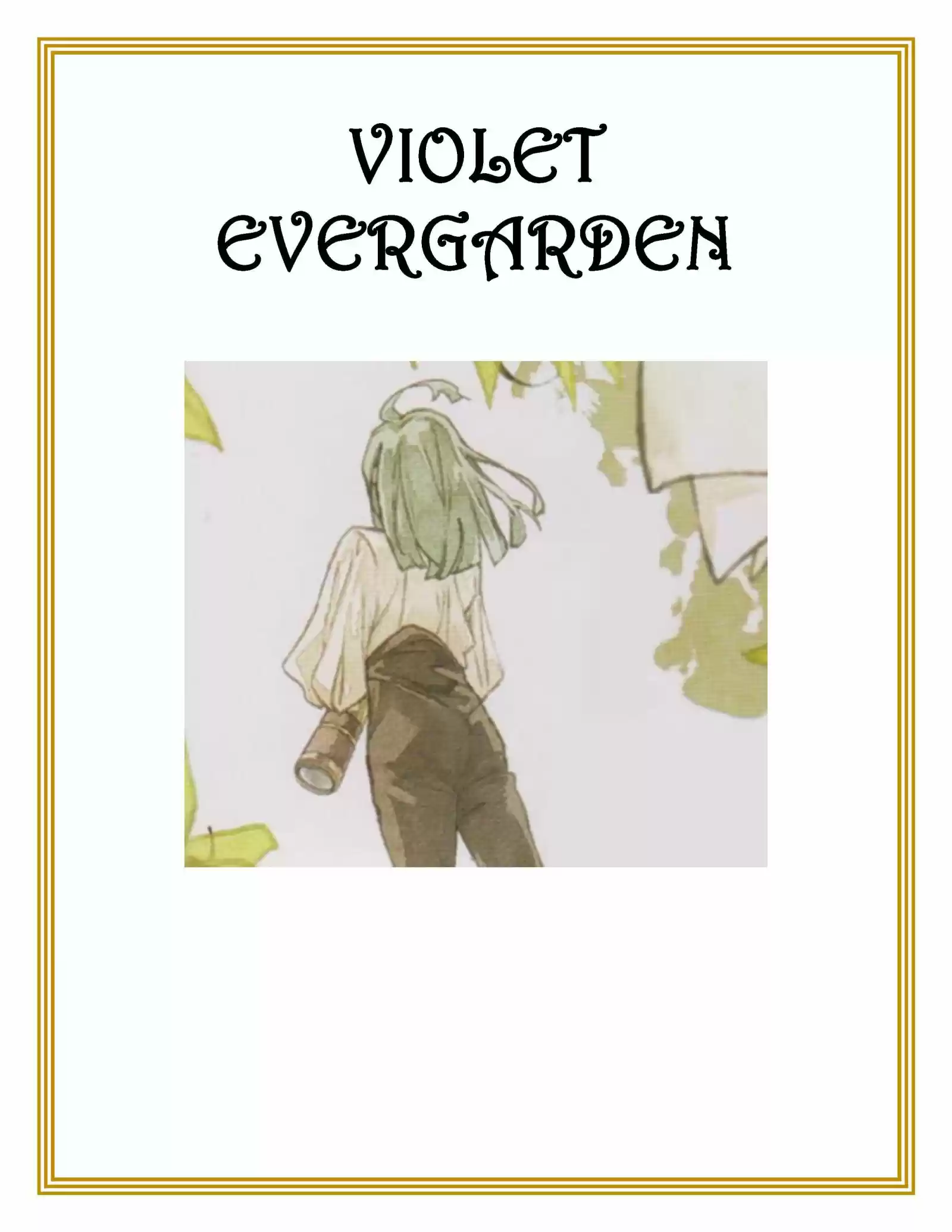 Violet Evergarden (Novela: Chapter 4 - Page 1