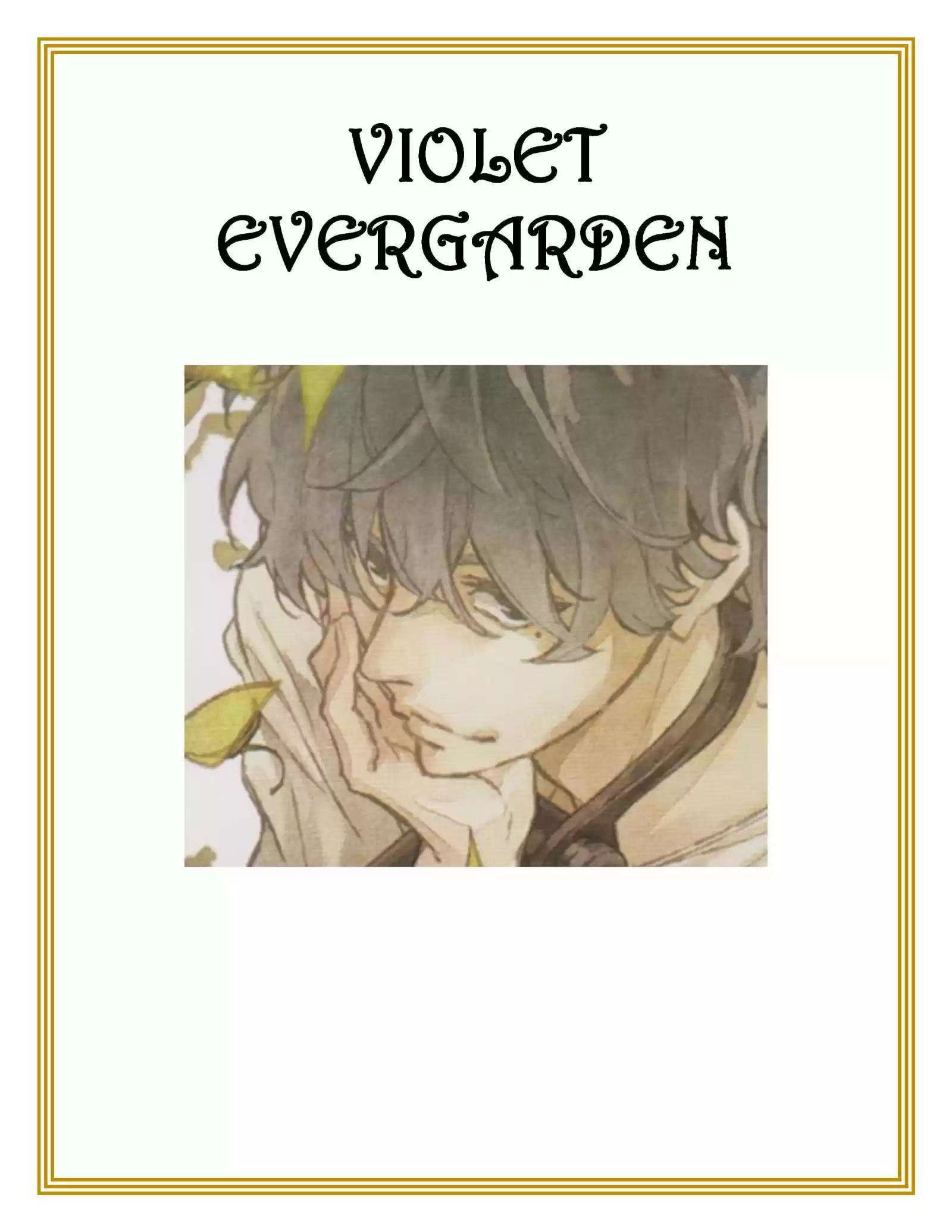 Violet Evergarden (Novela: Chapter 5 - Page 1