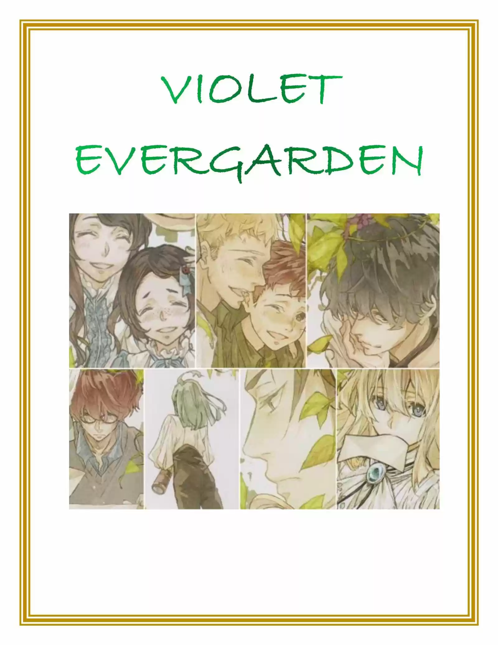 Violet Evergarden (Novela: Chapter 6 - Page 1