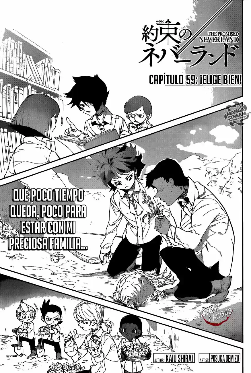 Yakusoku No Neverland: Chapter 59 - Page 1