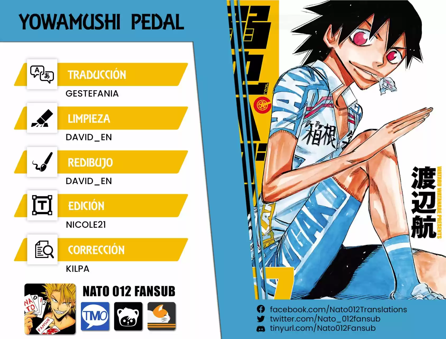 Yowamushi Pedal: Chapter 485 - Page 1