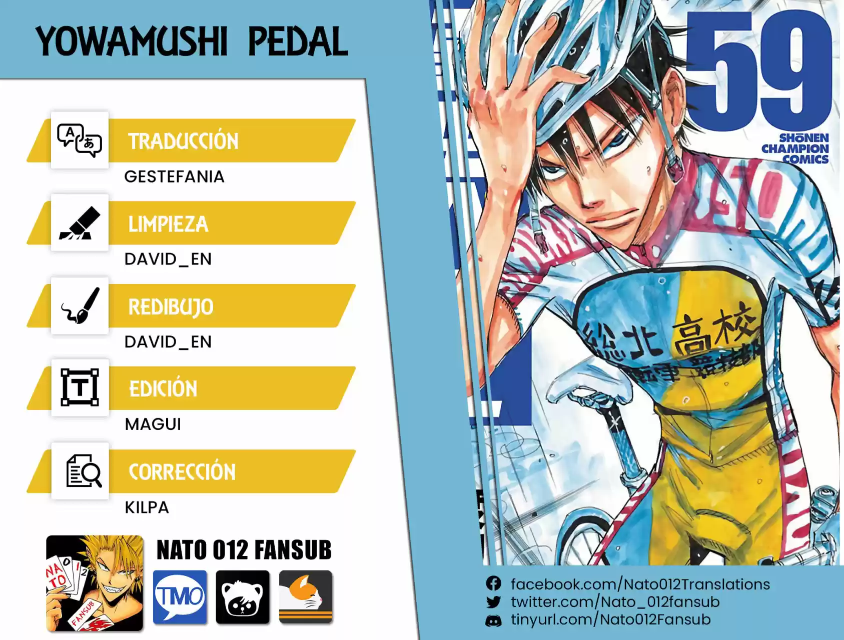 Yowamushi Pedal: Chapter 503 - Page 1