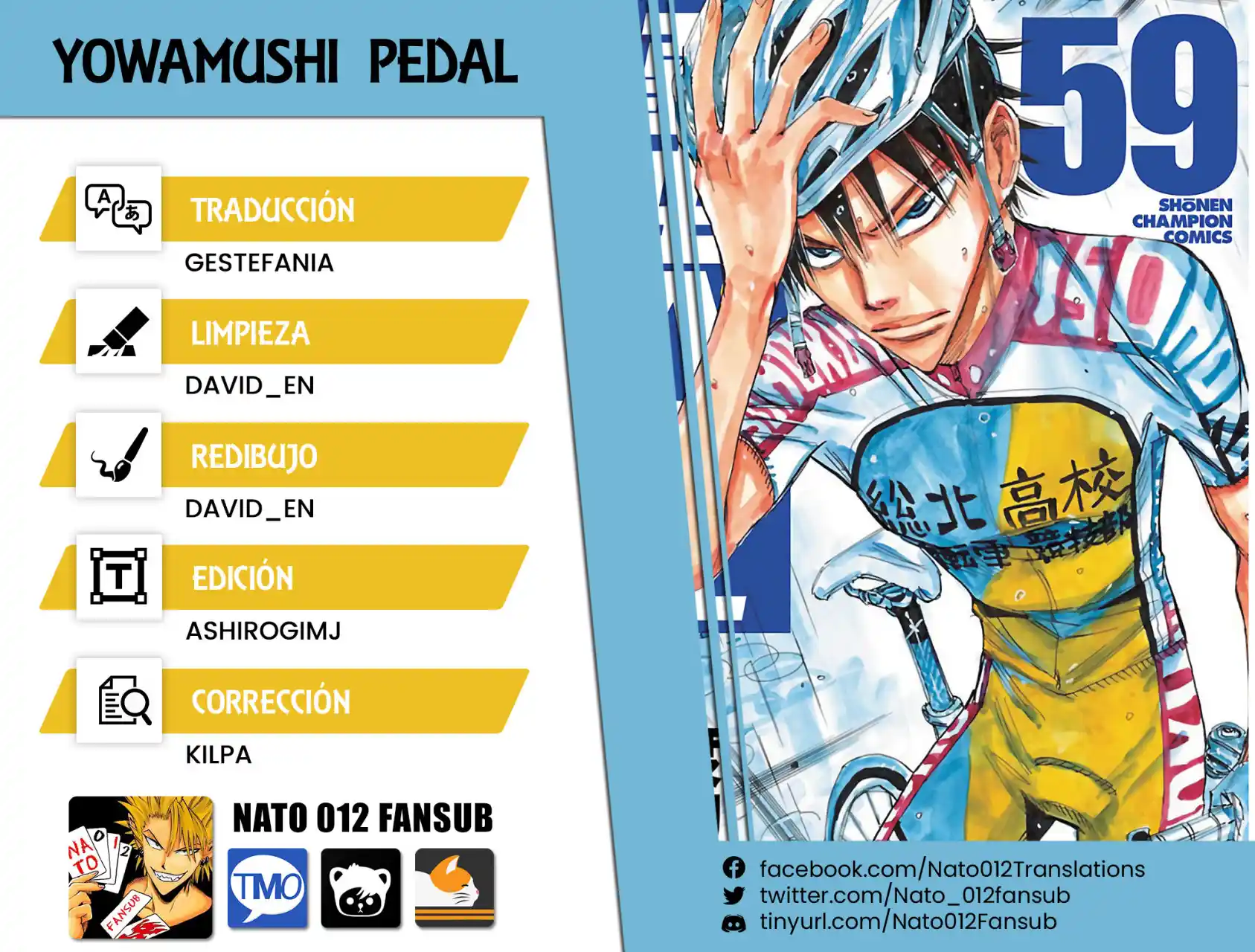 Yowamushi Pedal: Chapter 508 - Page 1