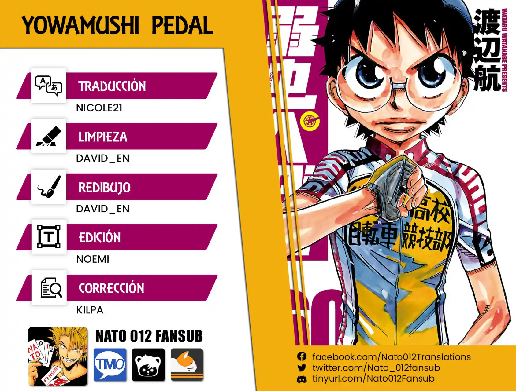 Yowamushi Pedal: Chapter 512 - Page 1