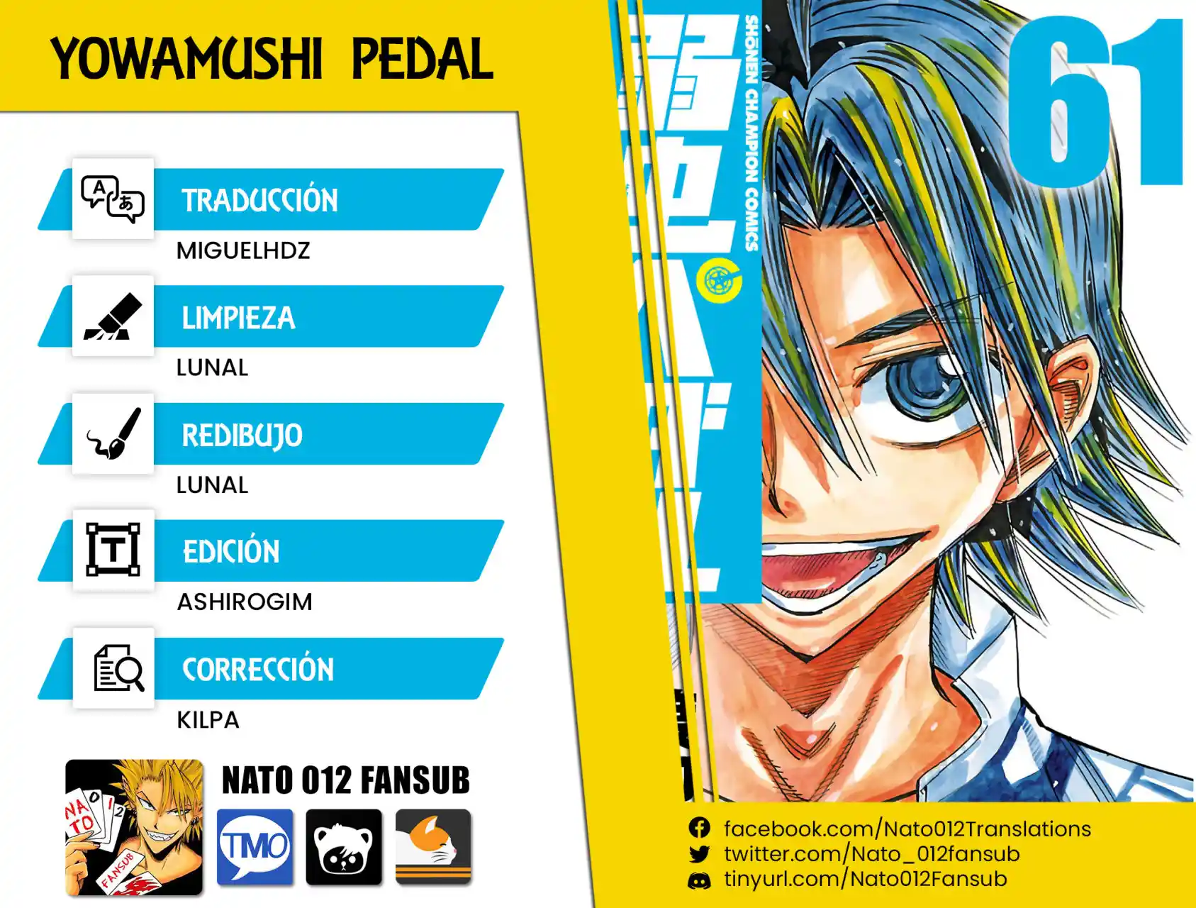 Yowamushi Pedal: Chapter 522 - Page 1