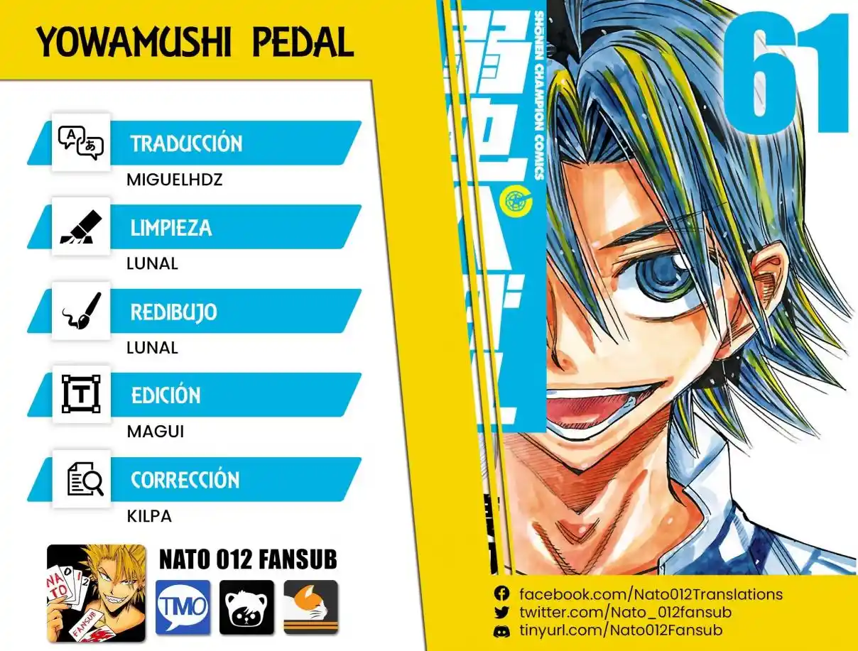 Yowamushi Pedal: Chapter 527 - Page 1