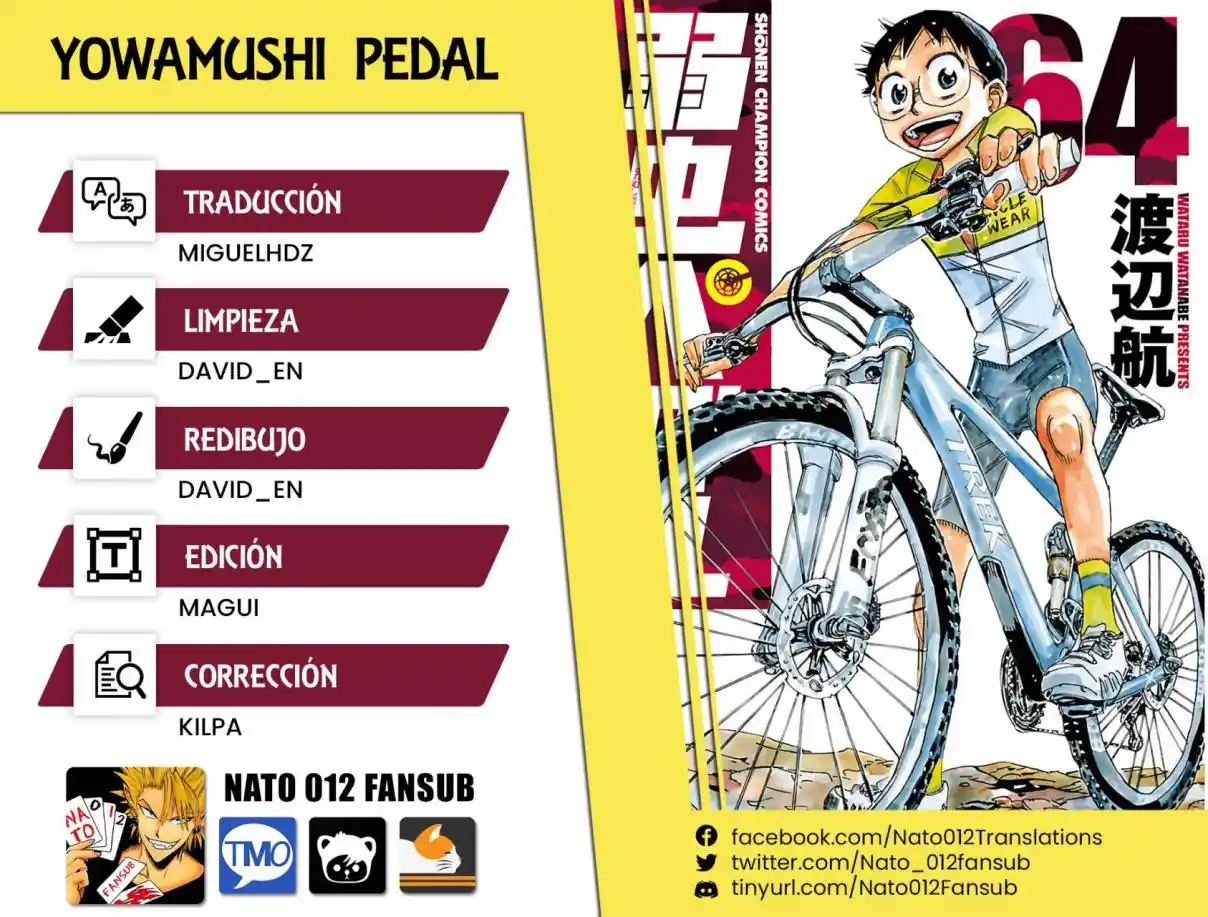 Yowamushi Pedal: Chapter 552 - Page 1