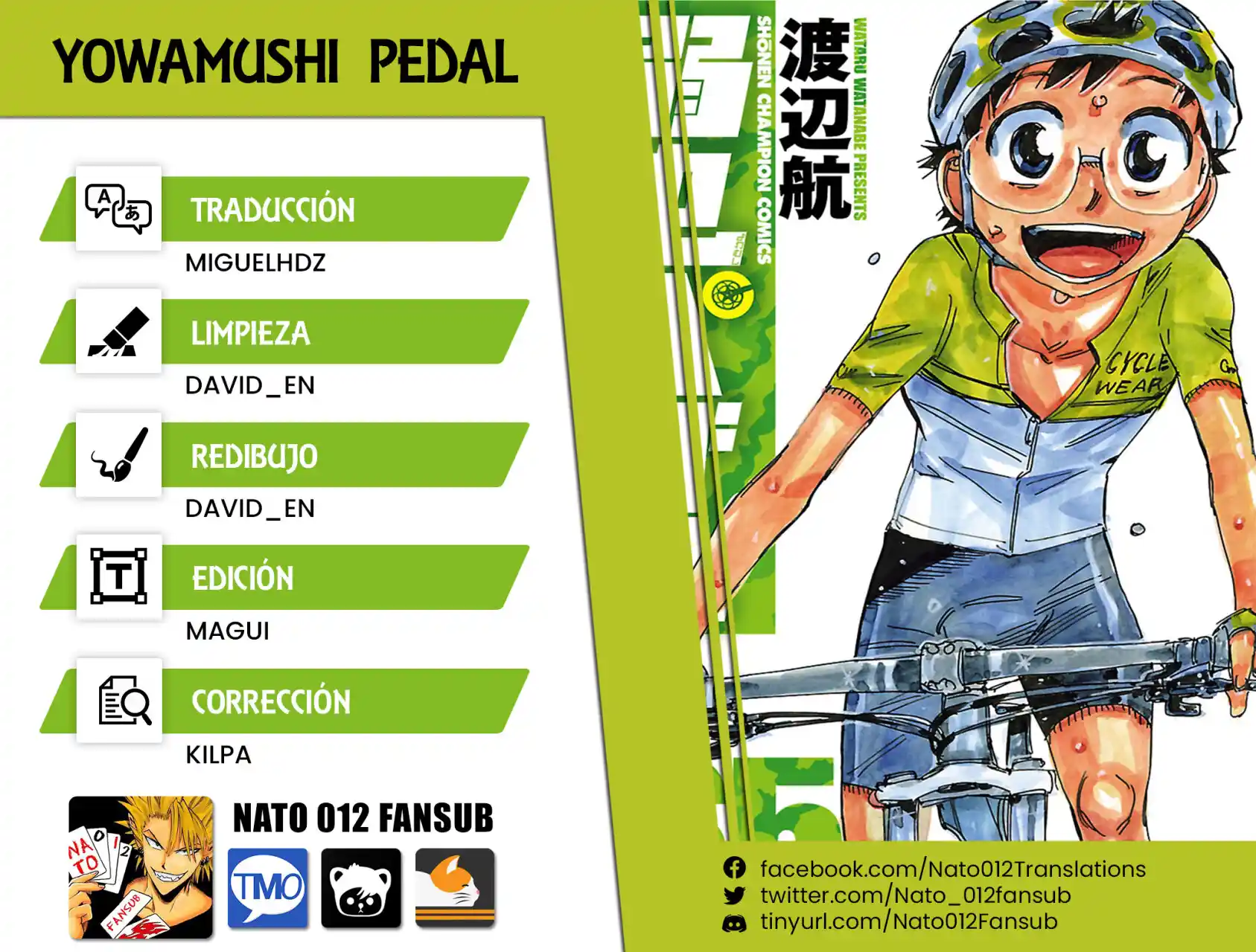 Yowamushi Pedal: Chapter 554 - Page 1