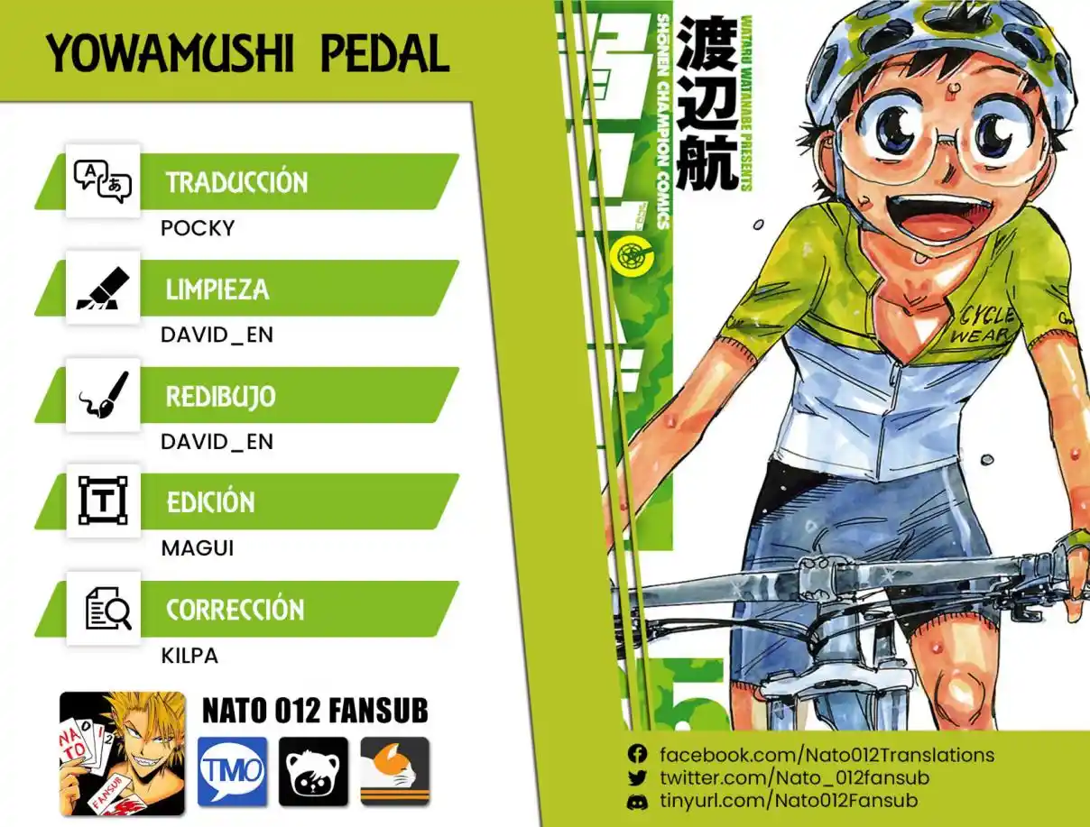 Yowamushi Pedal: Chapter 555 - Page 1