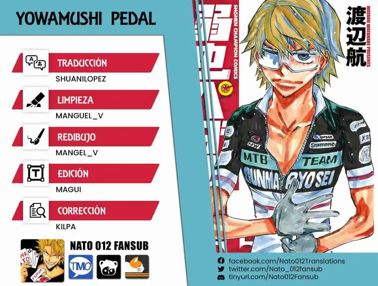 Yowamushi Pedal: Chapter 568 - Page 1