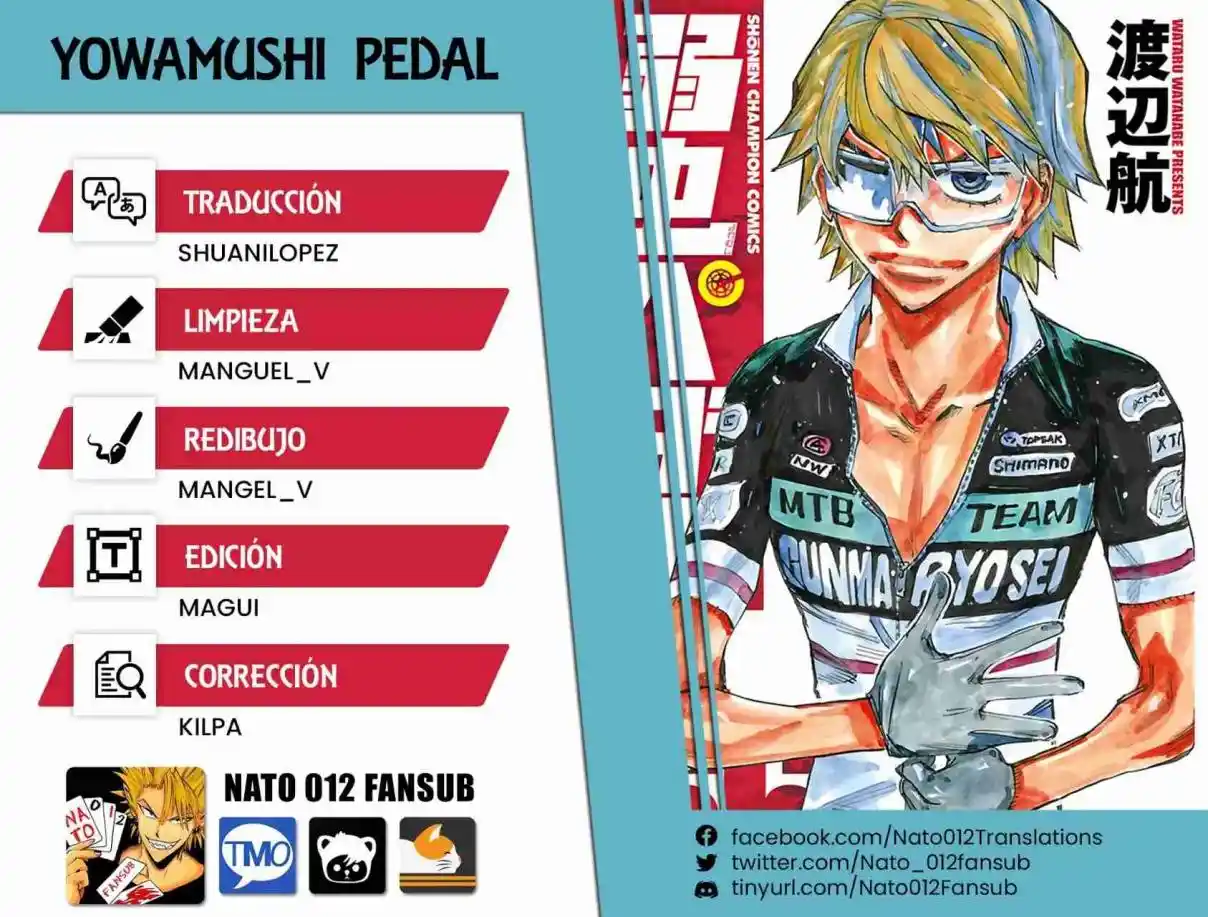 Yowamushi Pedal: Chapter 569 - Page 1